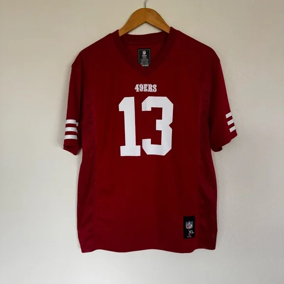 Brock Purdy Scarlet San Francisco 49ers Replica Player Jersey Size XL - Picture 2 of 5